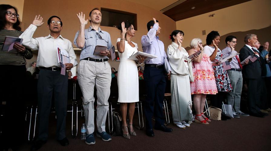Naturalization ceremony