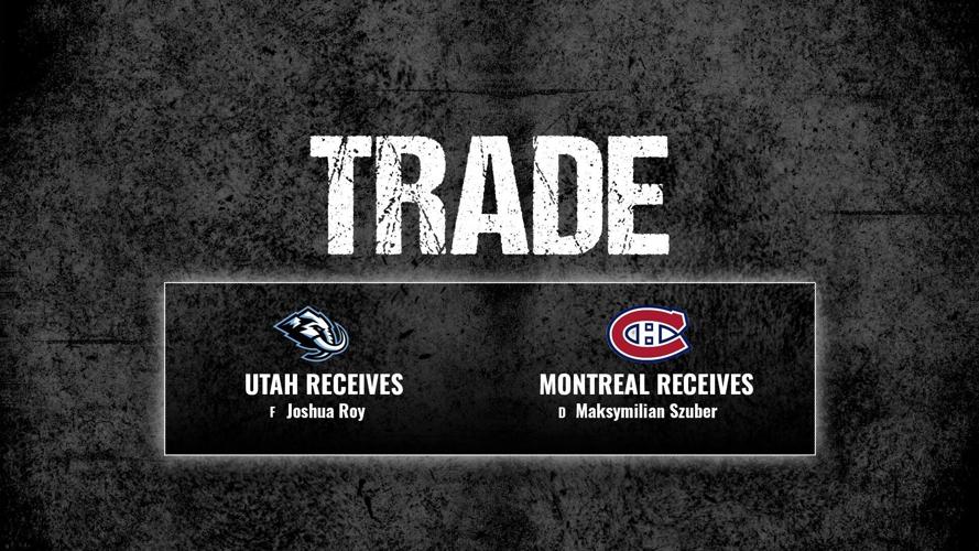 Utah Mammoth Defenseman Max Szuber Traded to Montréal Canadiens for Forward Joshua Roy
