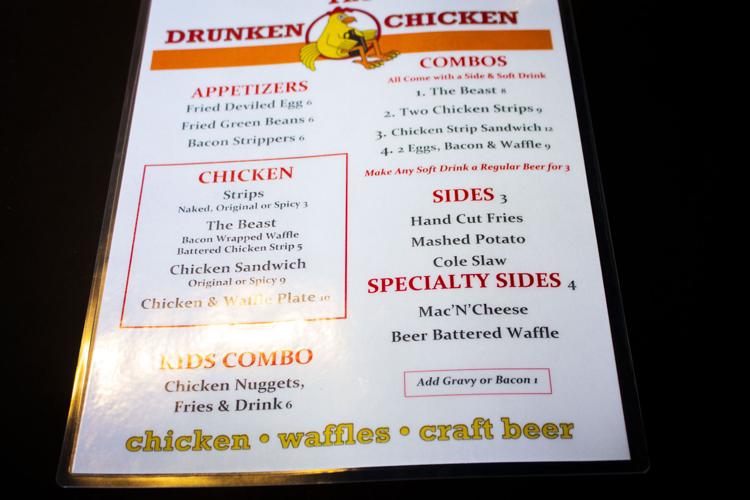 Drunken Chicken menu