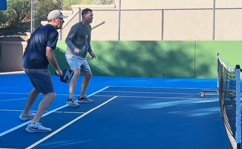 Arizona #39 s Tommy Lloyd Sean #39 Pickle #39 Miller dominate pickleball courts
