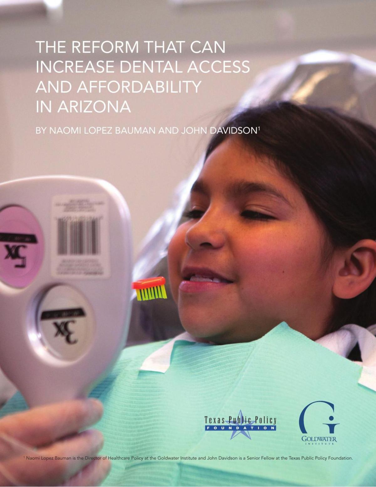 Goldwater Institute report on dental access in Arizona