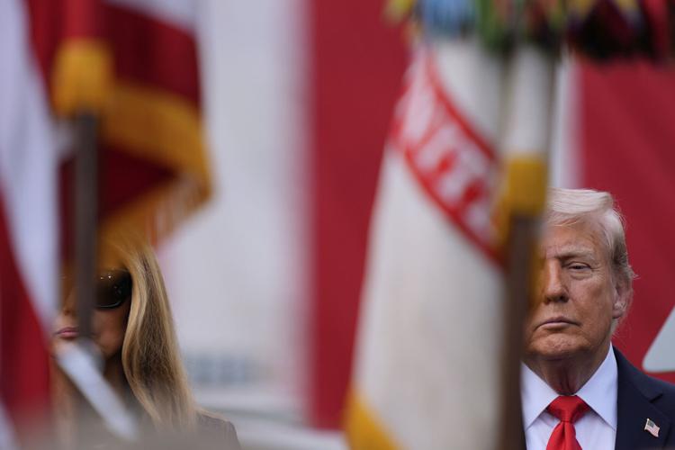 APTOPIX Trump Sept 11 Anniversary