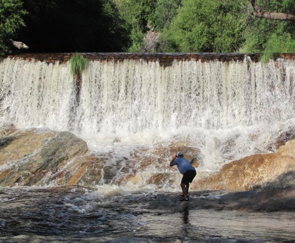 Sabino Dam in full flow