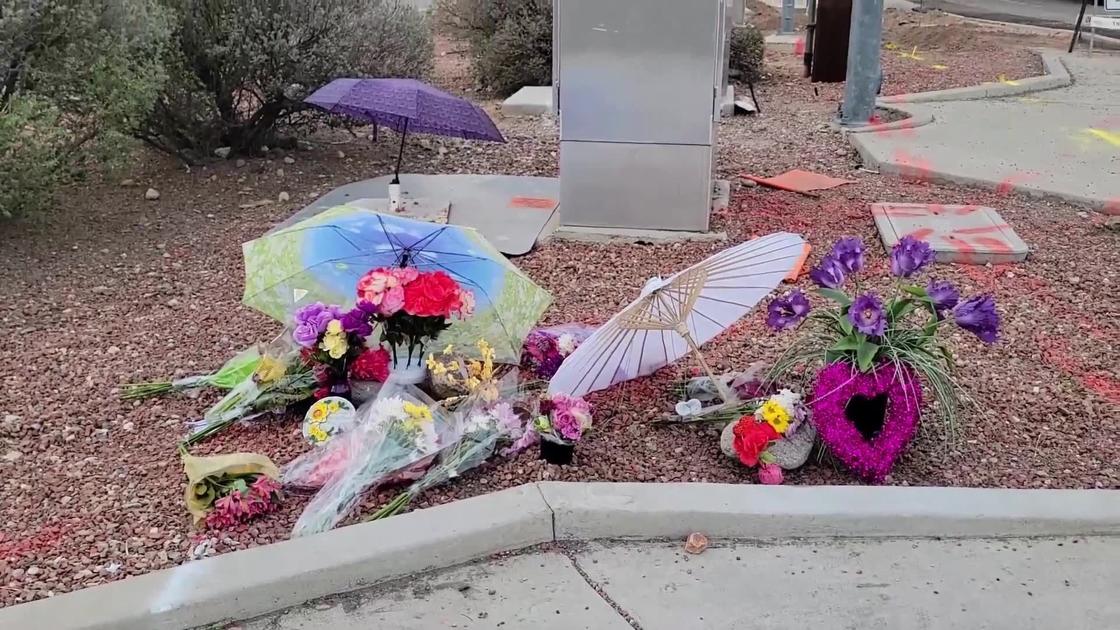 A memorial for Tucson's "Umbrella Lady" Lydia Reis