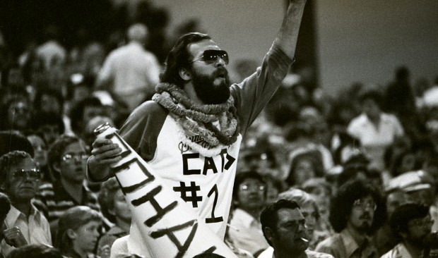 Joe Cavaleri, the Ooh Ahh Man at UA basketball games