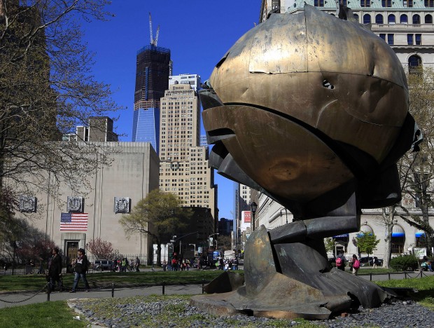 Pressure mounts to move 'Sphere' to 9/11 memorial    