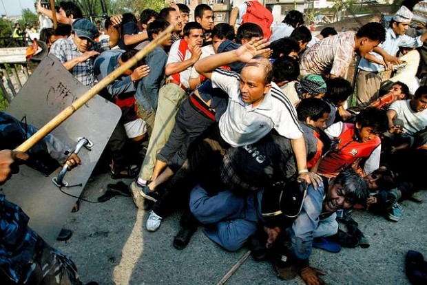 Reporters beaten in Nepal protests  