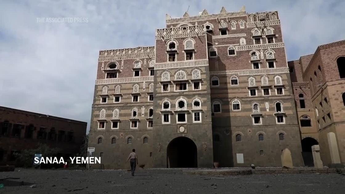 Damage at National Museum of Yemen building following Israeli strike