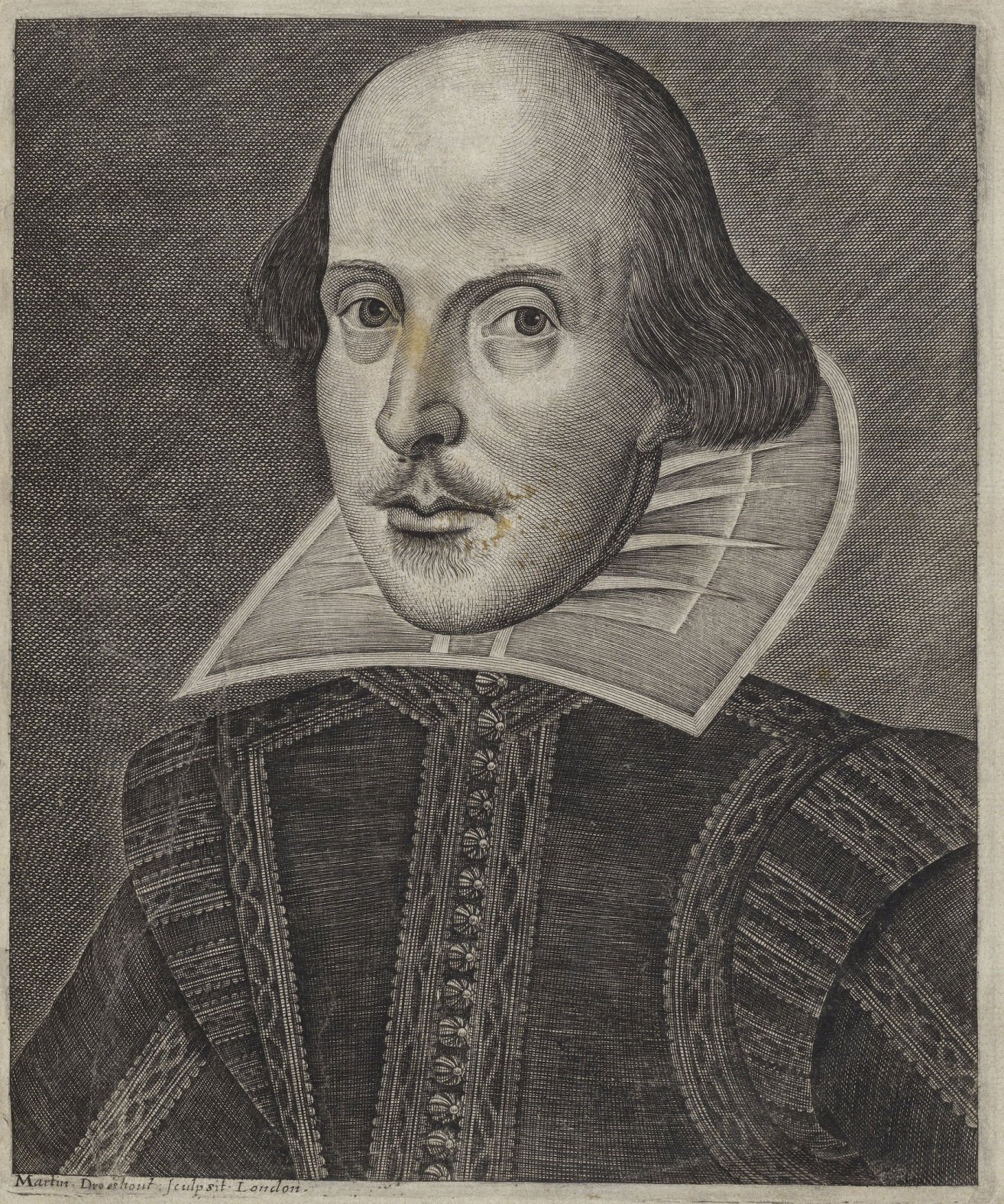shakespeare first folio portrait