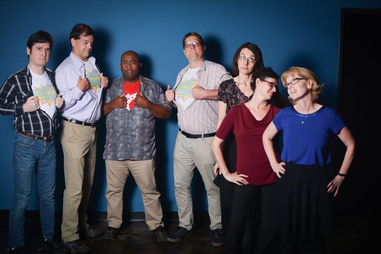 Superheroes and villains