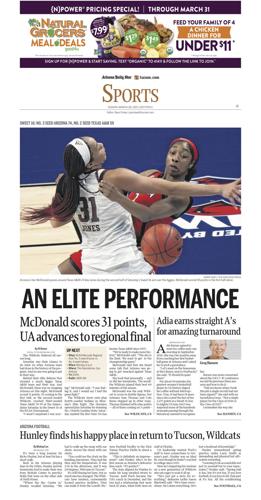 Sweet 16: Arizona 74, Texas A&M 59