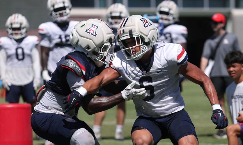 Arizona fall football practice