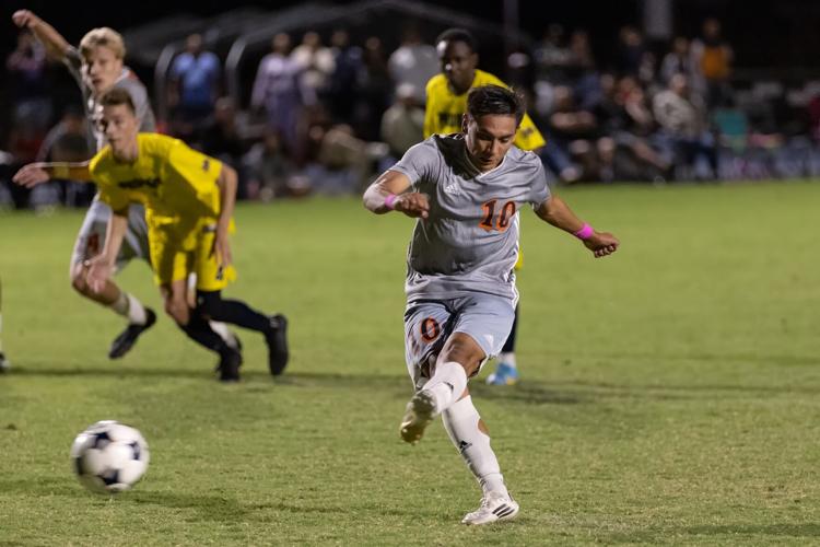 Pima College men's soccer player Robert Castaneda