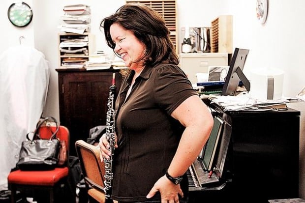 Oh, yes: Oboe player Binkley gets in shape for grueling concerto  