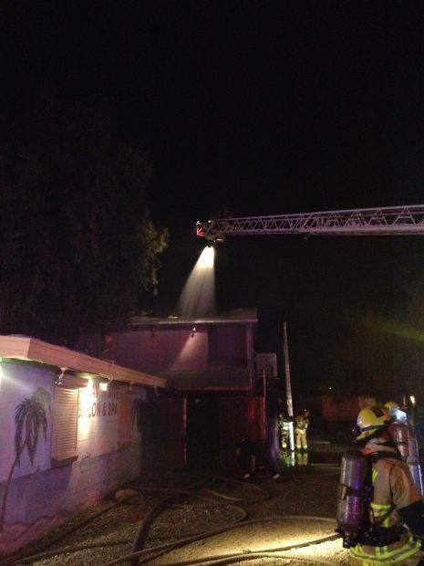 Two alarm fire destroys midtown Tucson building
