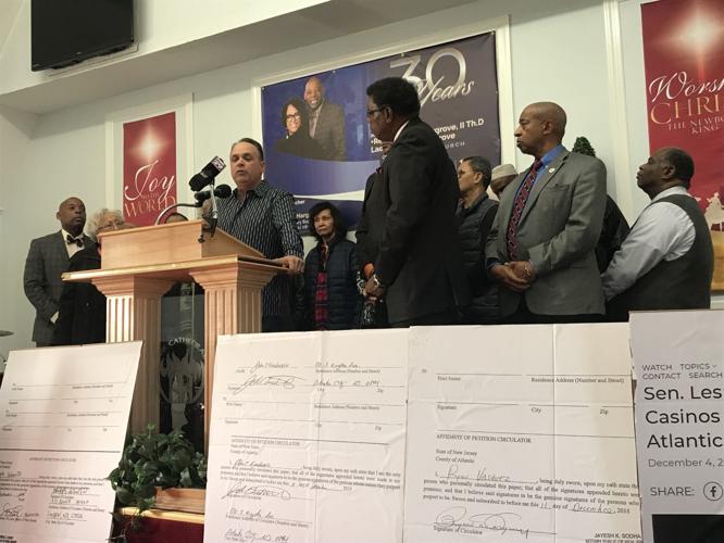 Atlantic City petition press conference
