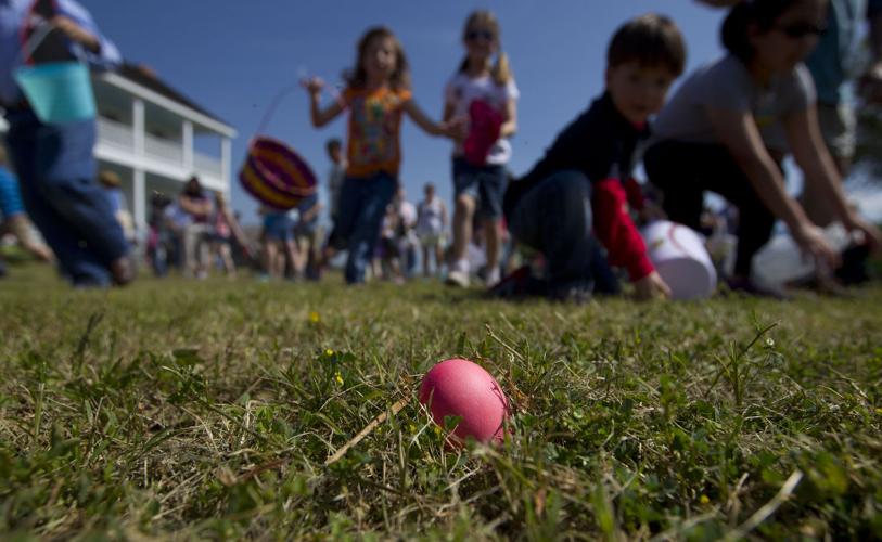Kids Easter Egg Hunt and Flower Planting