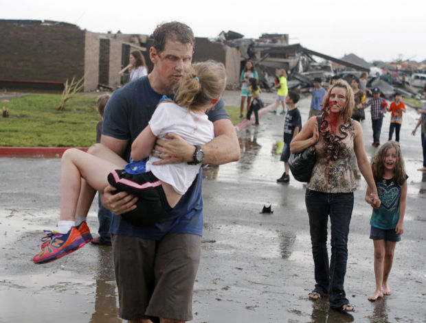 Massive tornado strikes Oklahoma