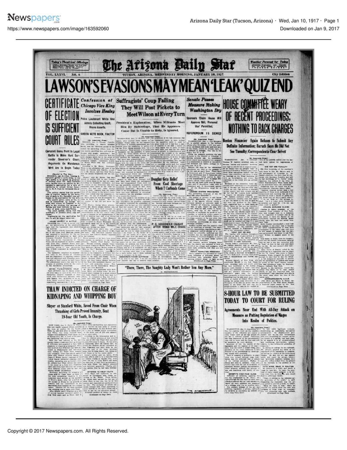 PDF: Jan. 10, 1917 front page