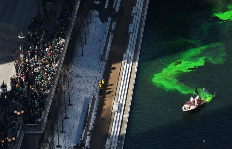 Why Chicago dyes its river green for St. Patrick's Day