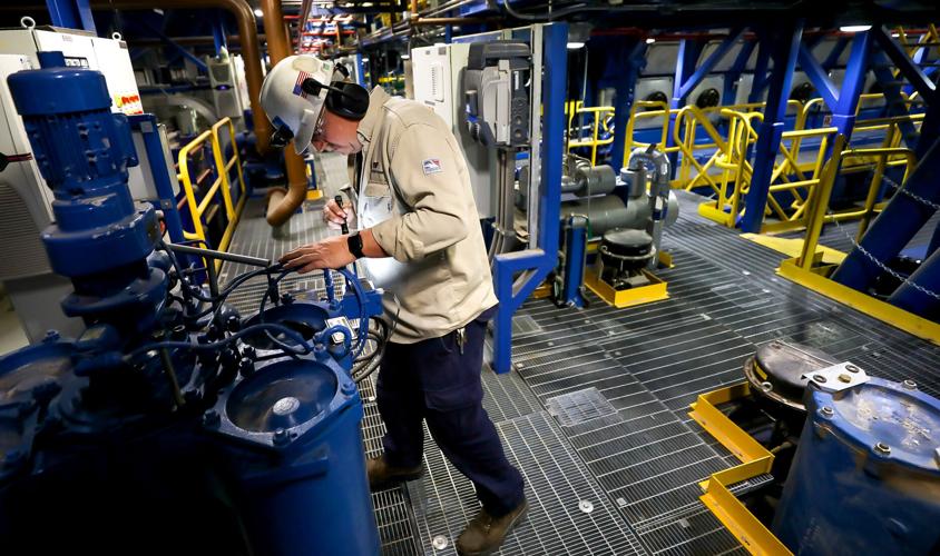 TEP plant control room and gas generators