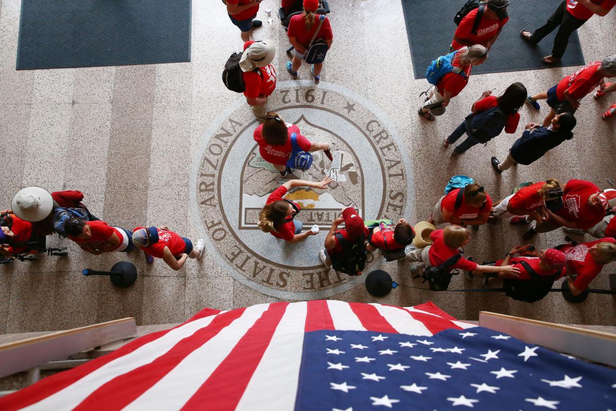 Teacher protest in Phoenix