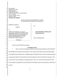Mario Valencia lawsuit