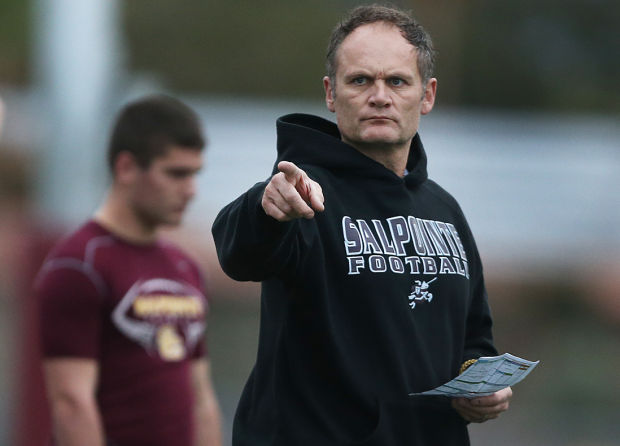 Salpointe football coach Dennis Bene