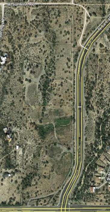 La Canada Drive, north of Tangerine