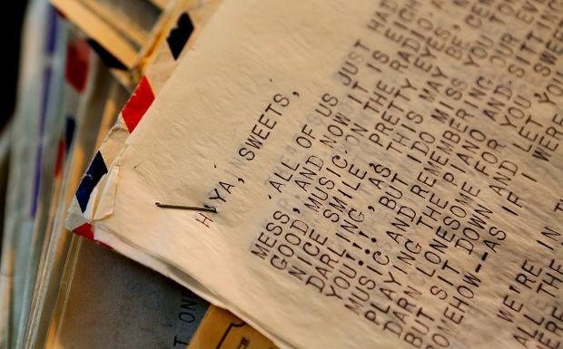 Her parents' love letters discovered    