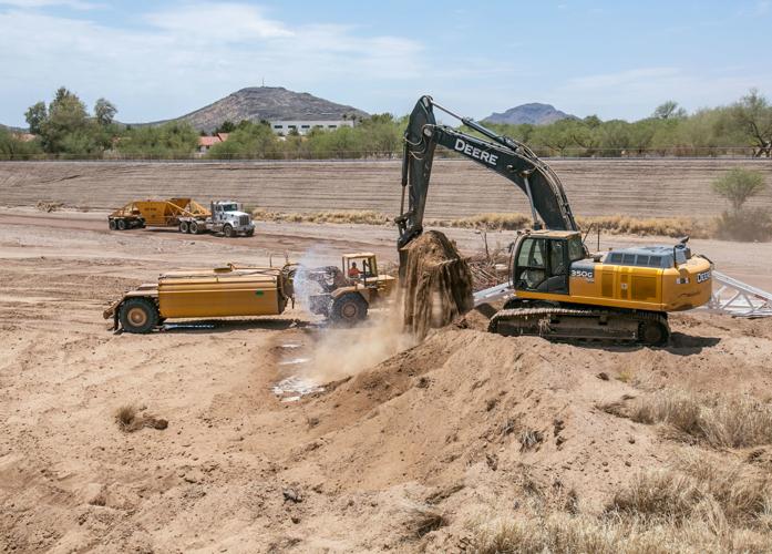 Santa Cruz River, clearing, 2018