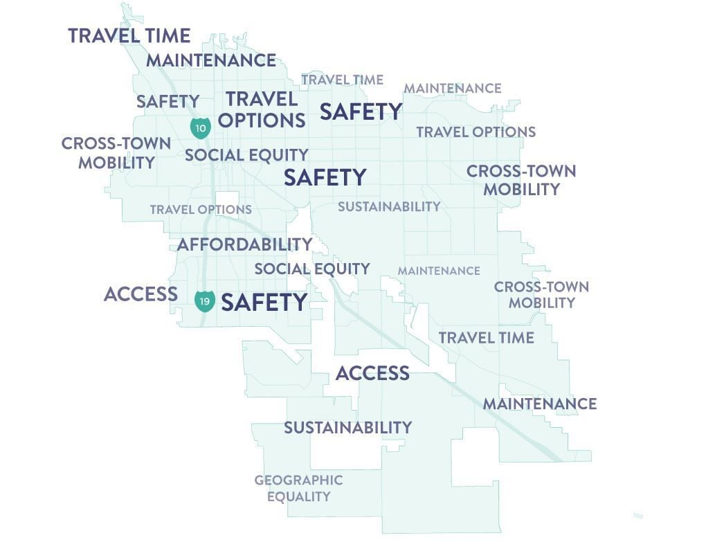 Move Tucson map