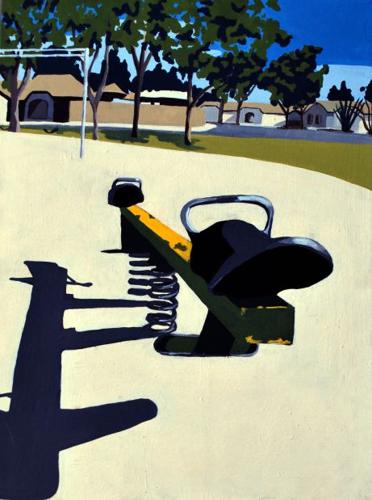 Oaktree Park seesaw, by Maloree Renaud