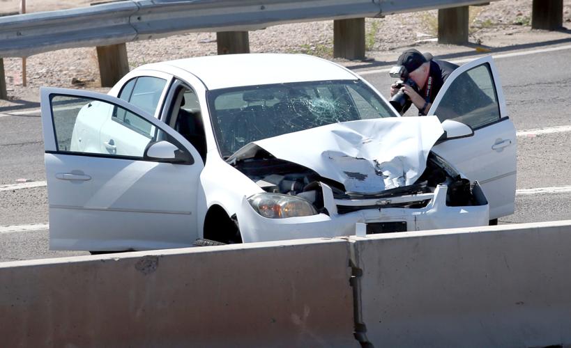 Police chase ends with gunshots