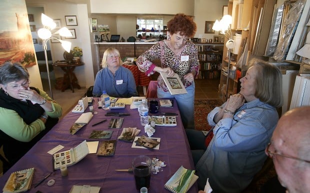 Artist's 'pocket sketch' technique was invented through serendipity   