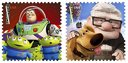 Alan Shepard Buzz Lightyear on 11 stamps