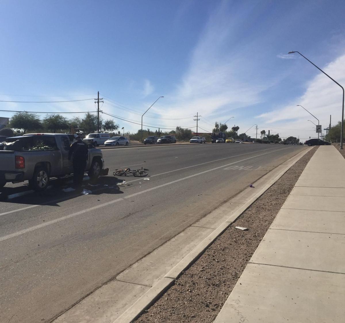 Serious crash scene