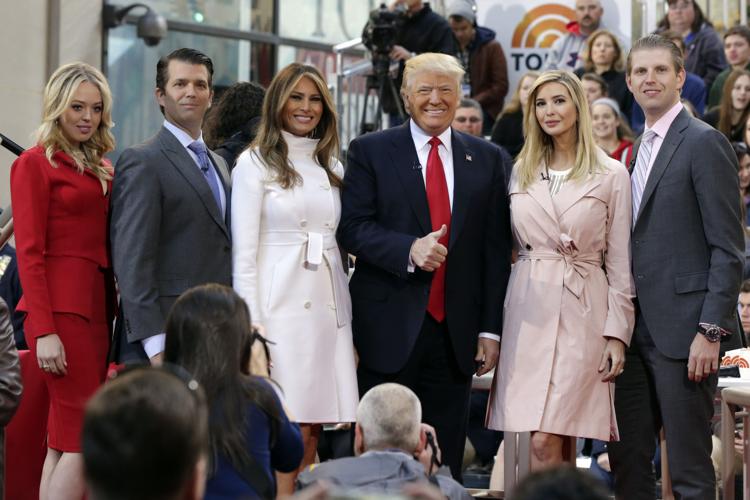 2016: Tiffany, Donald Jr., Ivanka and Eric Trump