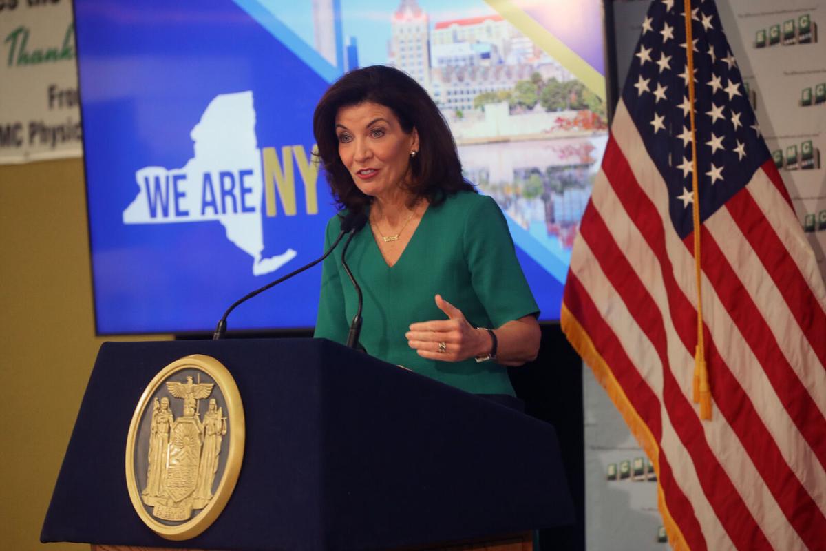 Gov. Kathy Hochul Covid briefing at ECMC (copy) (copy)