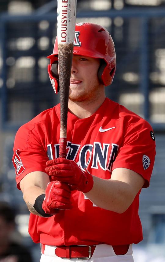Arizona Wildcats slugger Ryan Holgate discovers the power of a