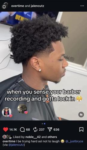 Jalen Robles, Tucson barber