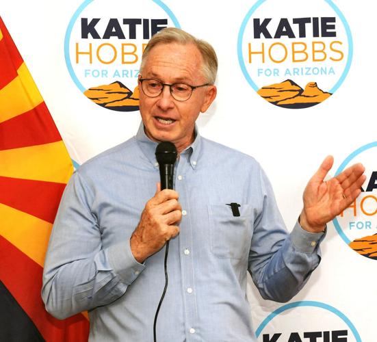 Gov. Hobbs' running mate talks abortion, vouchers and says GOP 'a lost cause'