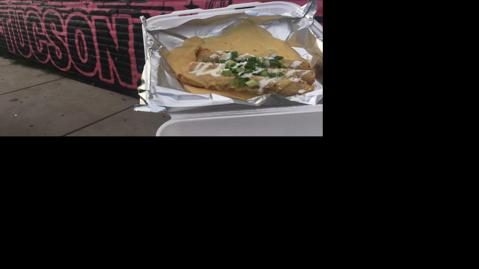 Birria and rolled tacos largerthanlife colors and flavors at Rollies