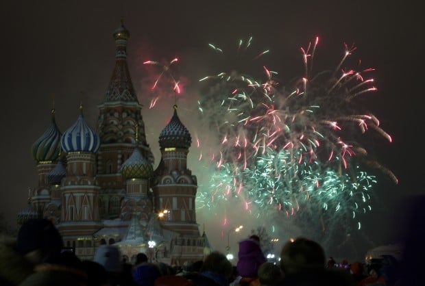 The world celebrates the New Year