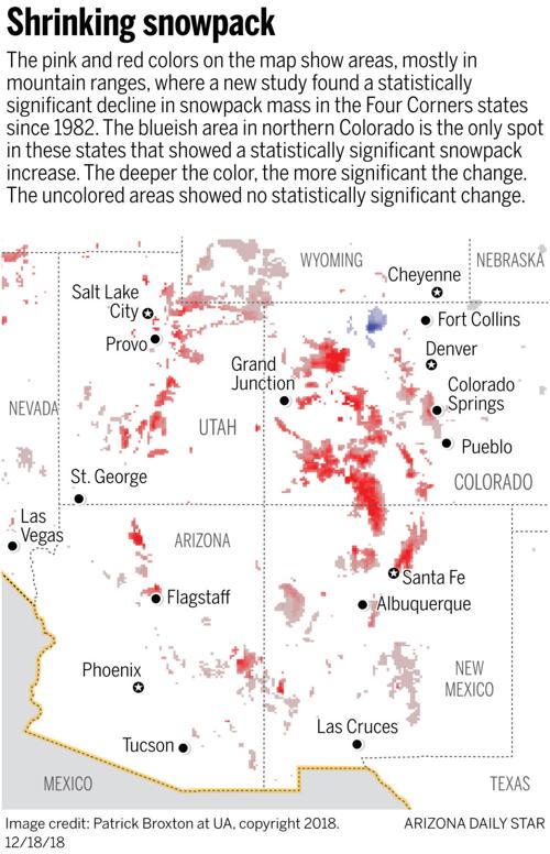 Shrinking snowpack