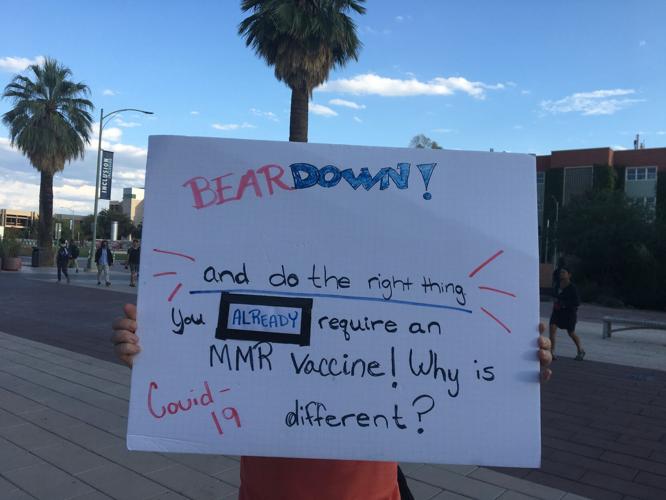 University of Arizona workers call for vaccine mandates, other COVID-19 safety measures