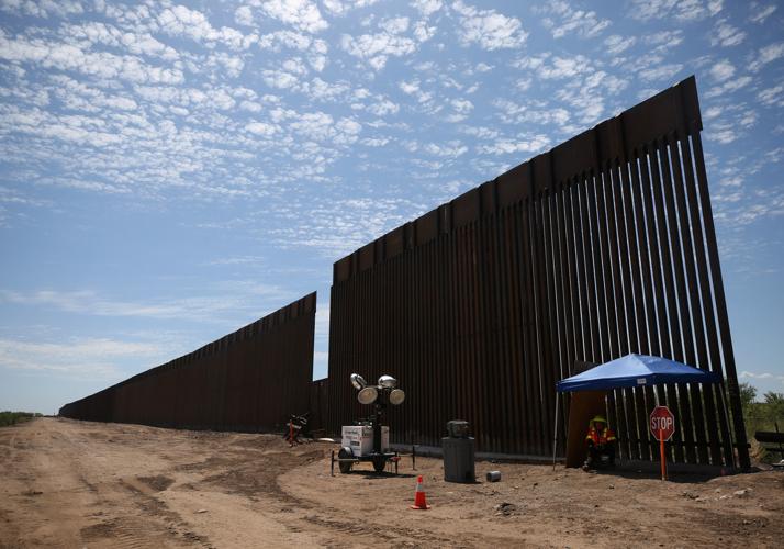 Border Wall, San Pedro River