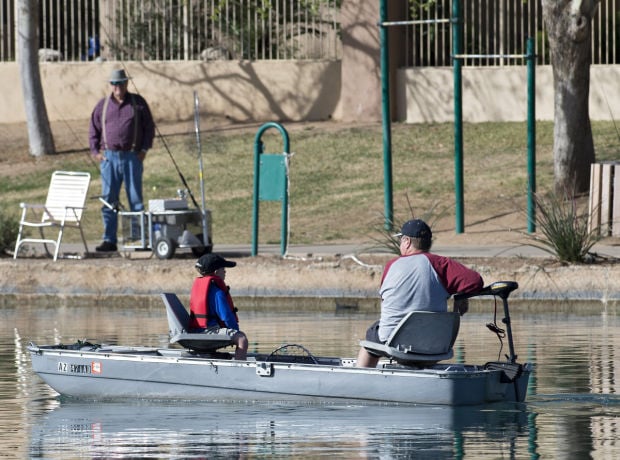 Sahuarita Lake restocked