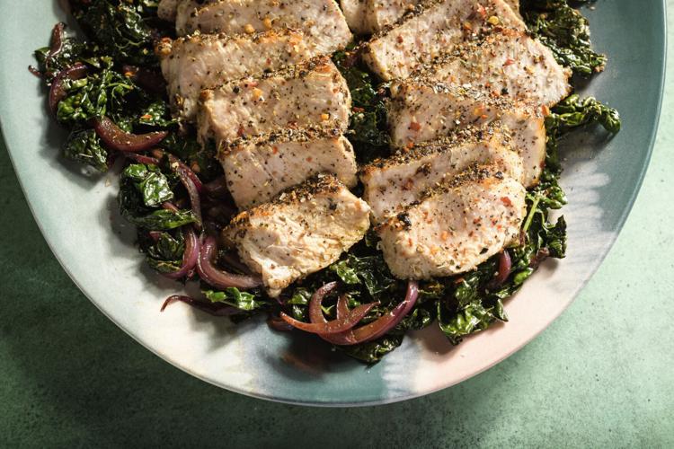 Food-MilkStreet-Pork Kale Skillet