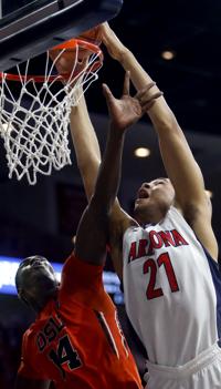 Arizona Wildcats beat Oregon State 57-34